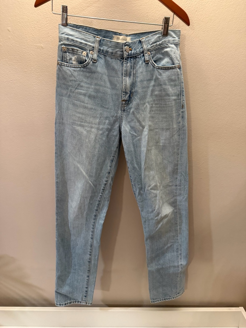 Madewell The Perfect Vintage Jean Light Wash High Rise Tapered Denim‎ 25